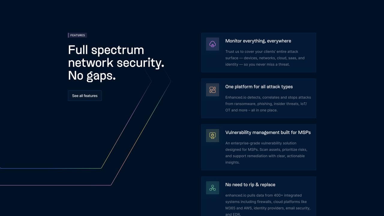 Enhanced.io — Homepage
