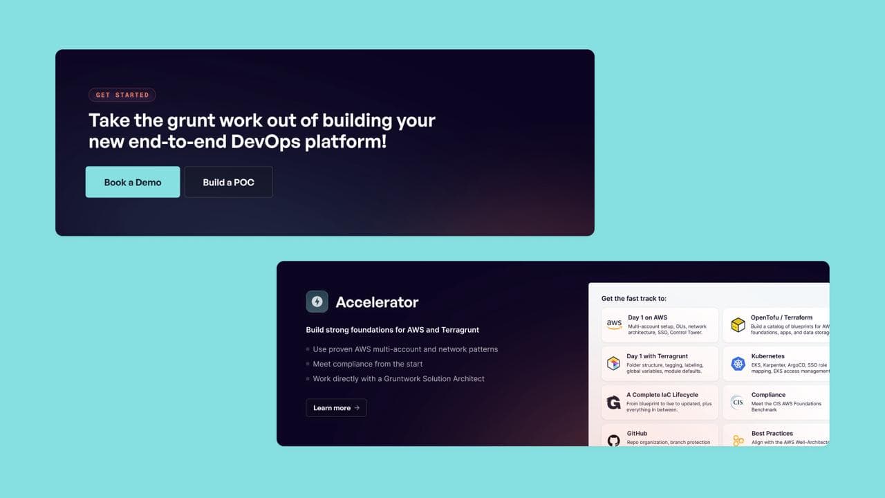 Gruntwork — Product pages