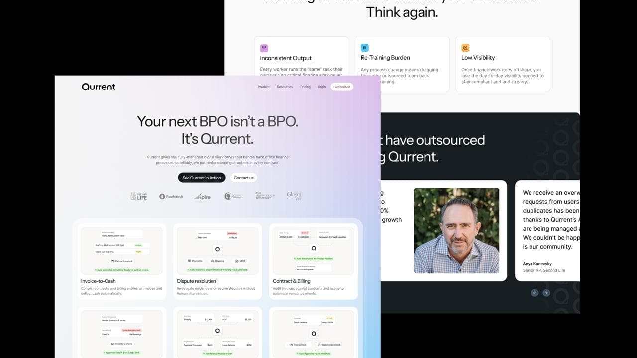 Qurrent - Product Imagery That Explains