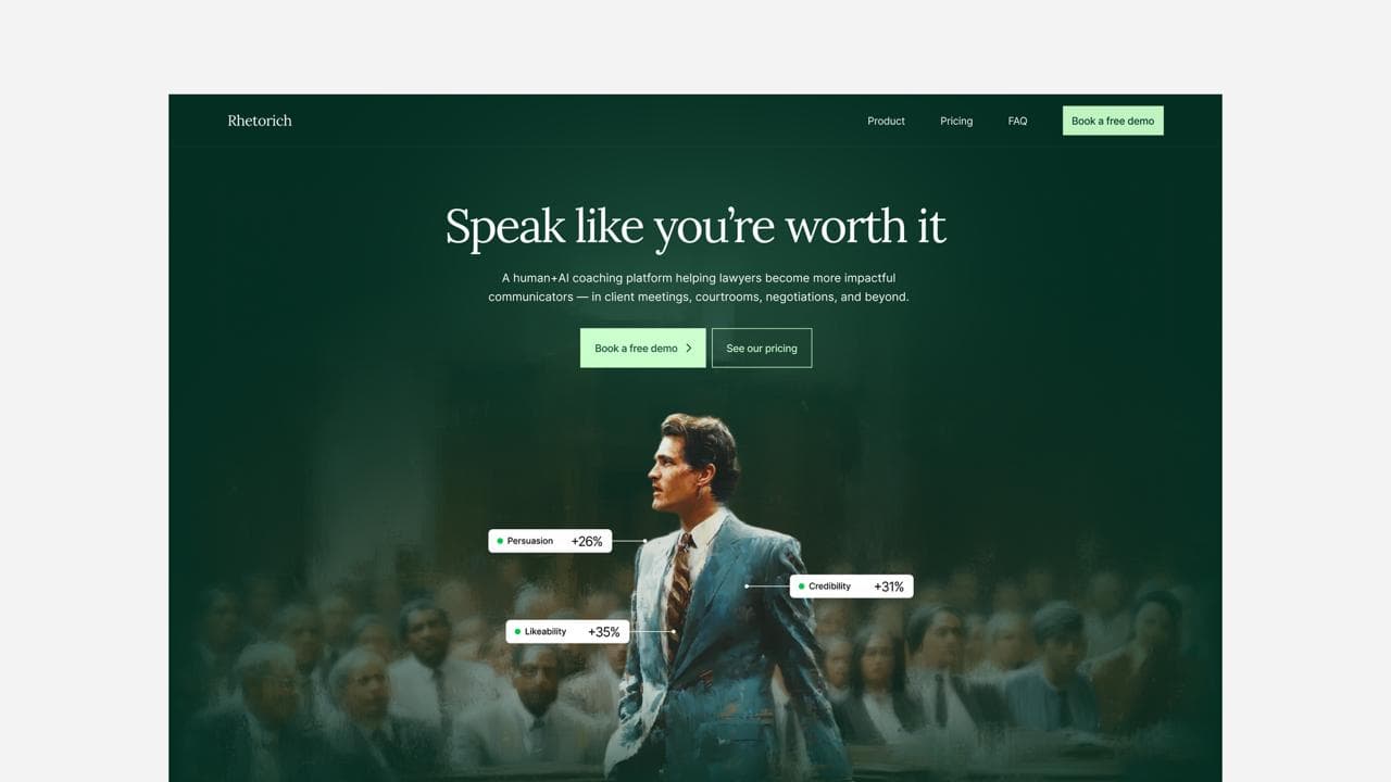 Rhetorich website preview